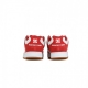 SCARPA BASSA MANTECA RED/WHITE/RED