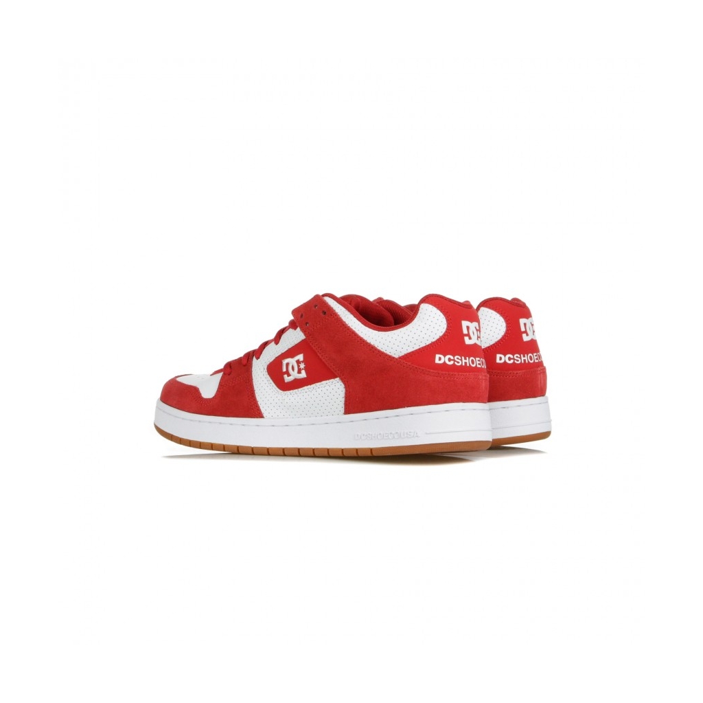 SCARPA BASSA MANTECA RED/WHITE/RED