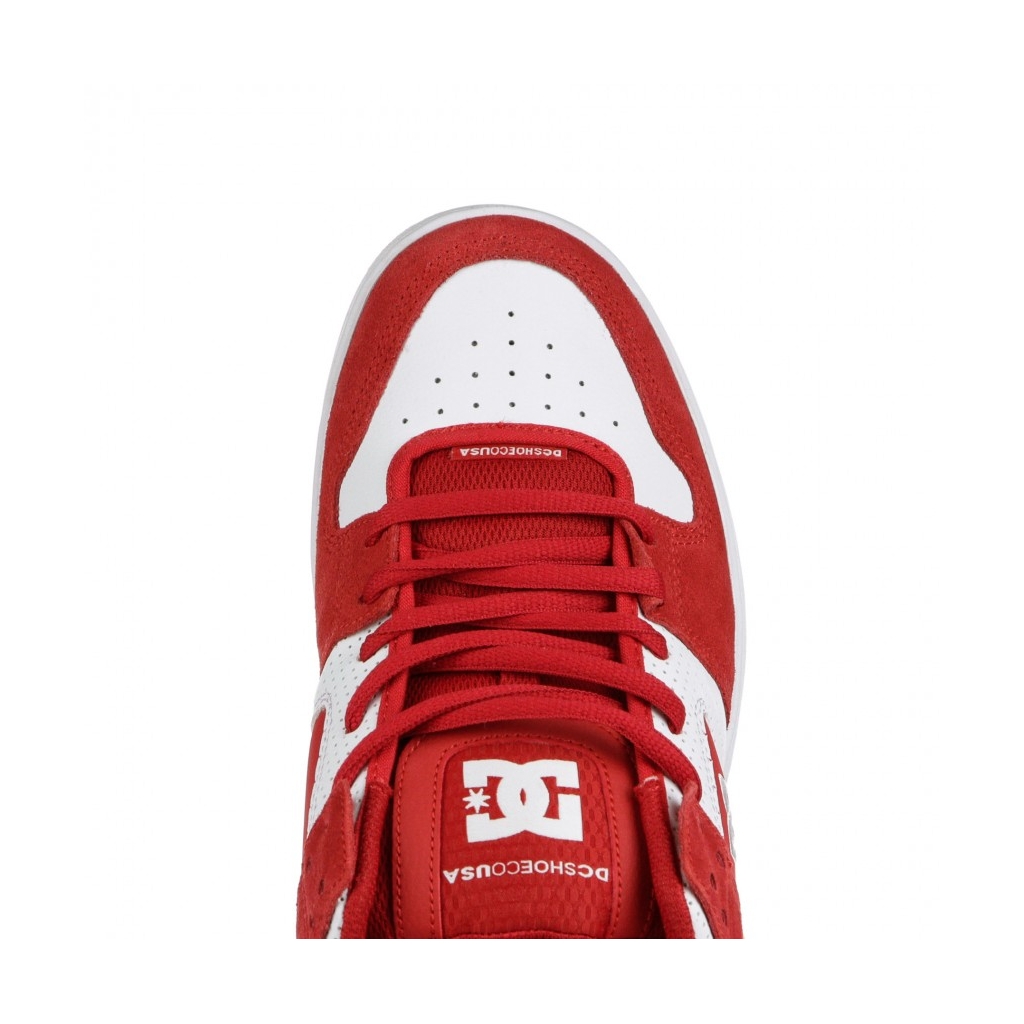 SCARPA BASSA MANTECA RED/WHITE/RED