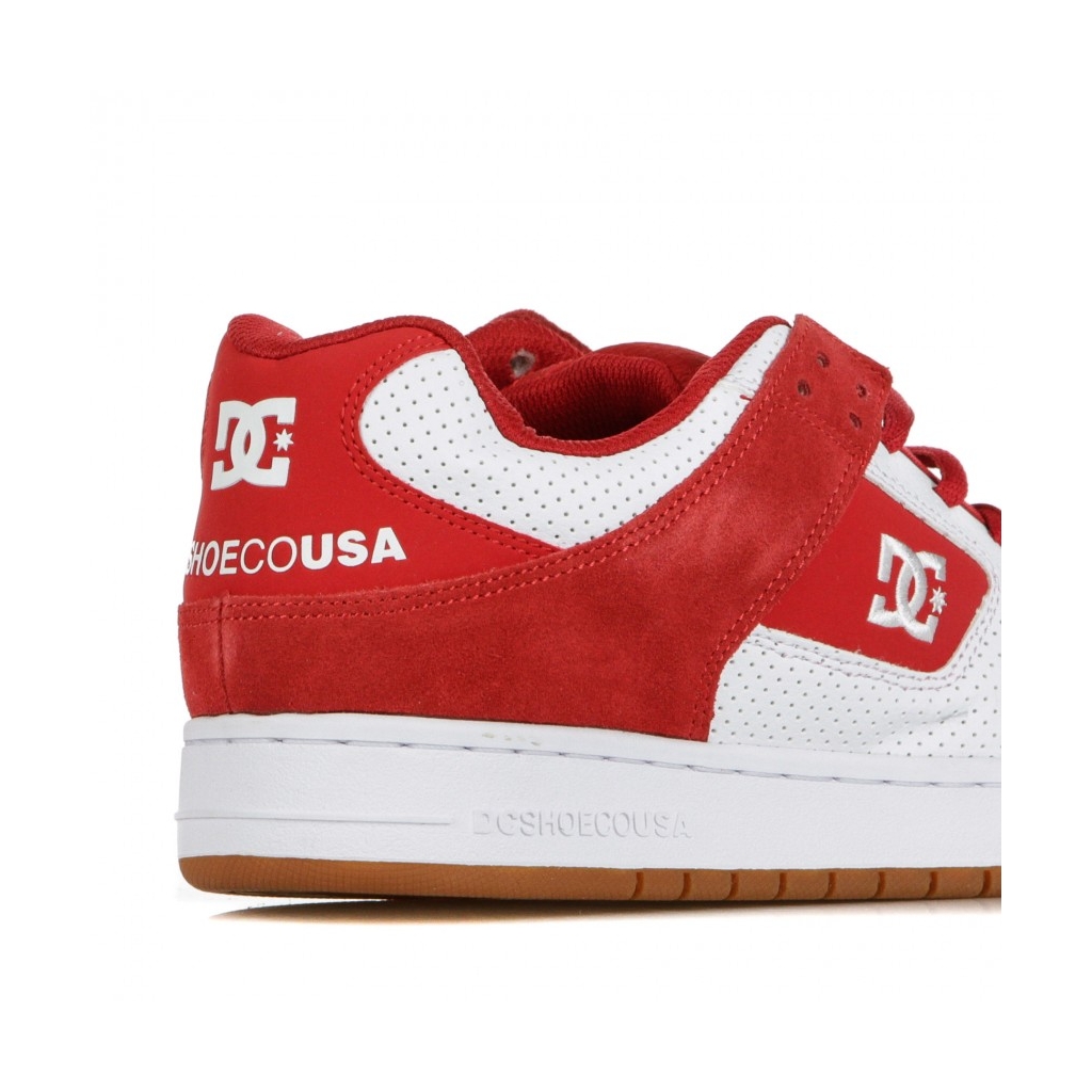 SCARPA BASSA MANTECA RED/WHITE/RED