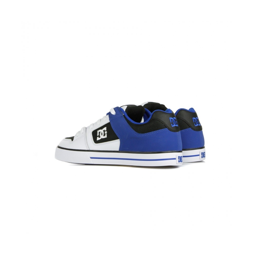 SCARPA BASSA PURE WHITE/BLACK/BLUE