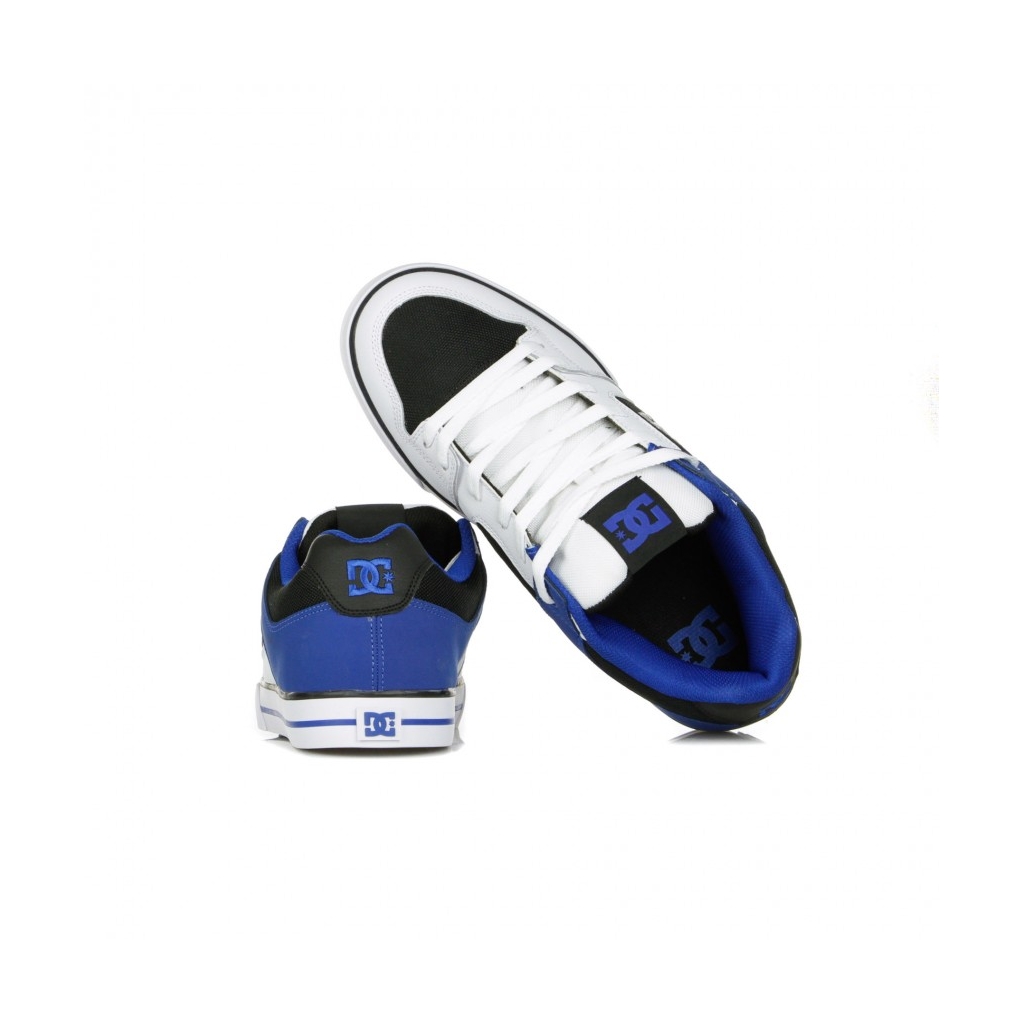 SCARPA BASSA PURE WHITE/BLACK/BLUE