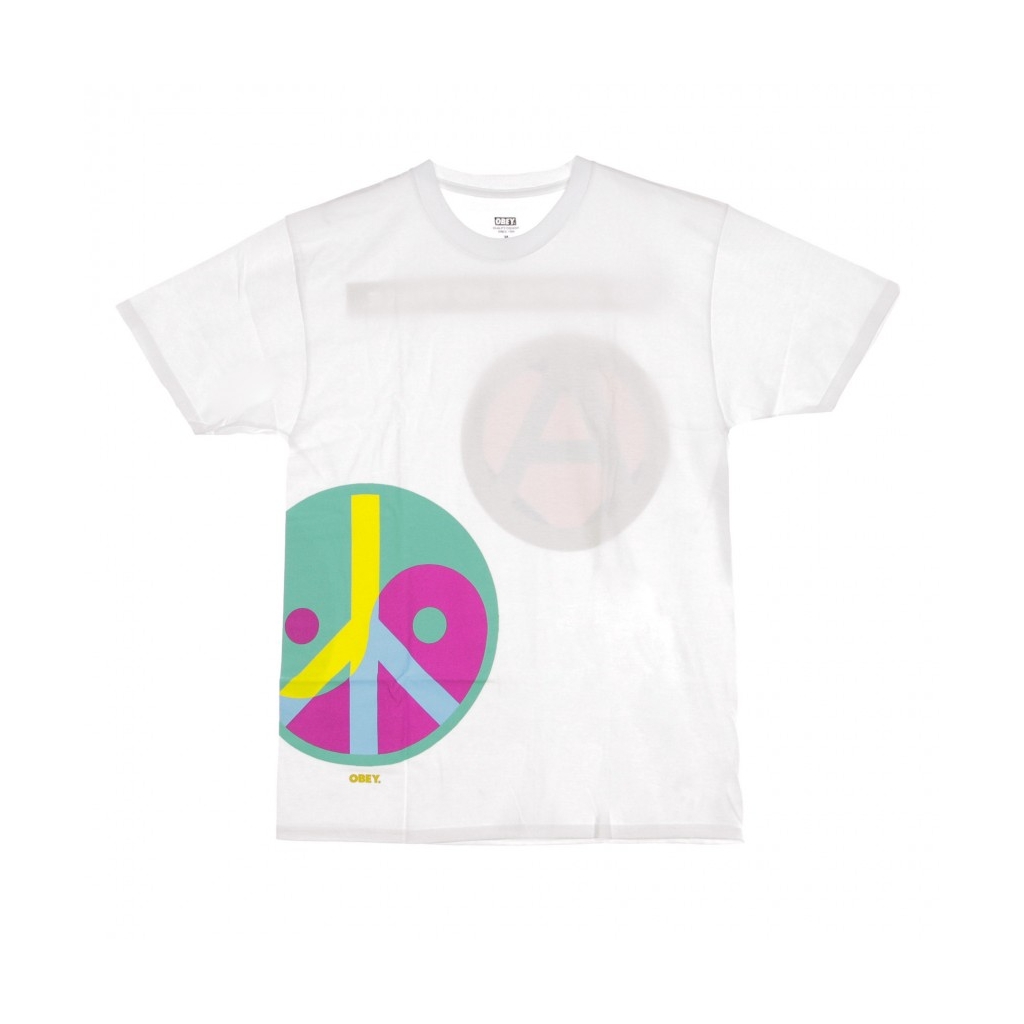 MAGLIETTA LOVE PEACE ANARCHY WHITE