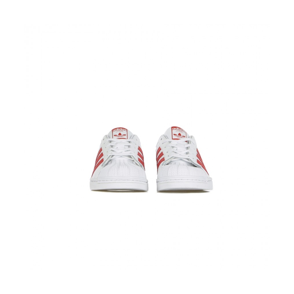 SCARPA BASSA SUPERSTAR C CLOUD WHITE/SCARLET/CLOUD WHITE