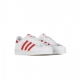 SCARPA BASSA SUPERSTAR C CLOUD WHITE/SCARLET/CLOUD WHITE