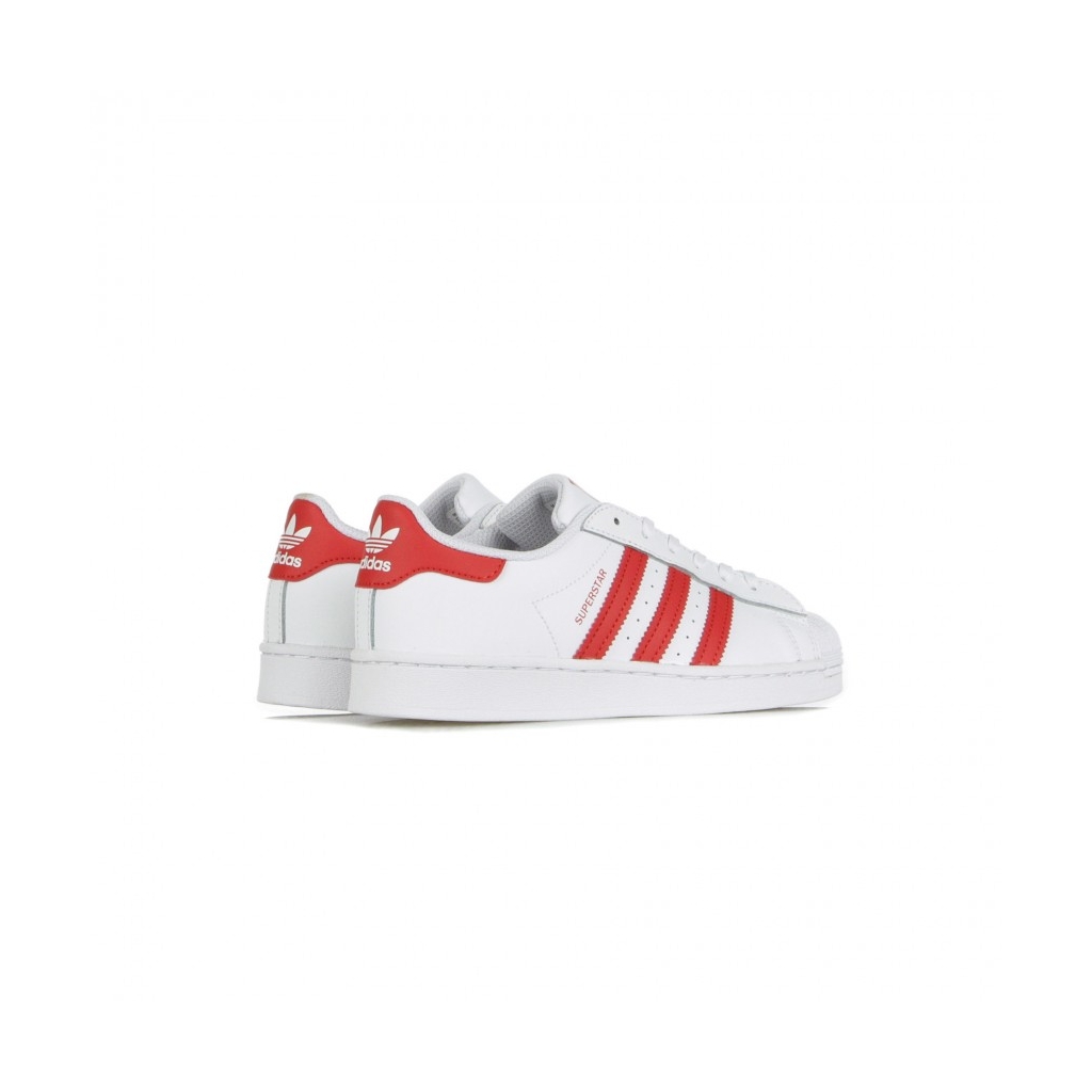SCARPA BASSA SUPERSTAR C CLOUD WHITE/SCARLET/CLOUD WHITE