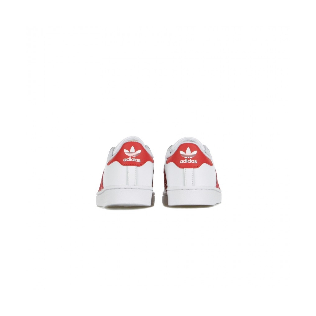 SCARPA BASSA SUPERSTAR C CLOUD WHITE/SCARLET/CLOUD WHITE