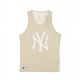 CANOTTA MLB TEAM LOGO TANK NEYYAN STONE/WHITE