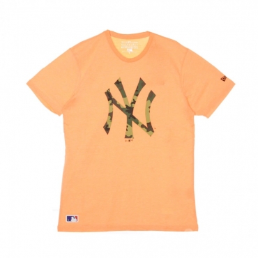 MAGLIETTA MLB INFILL TEE LOGO NEYYAN NEON ORANGE/CAMO