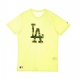 MAGLIETTA MLB INFILL TEE LOGO LOSDOD NEON LIME/CAMO