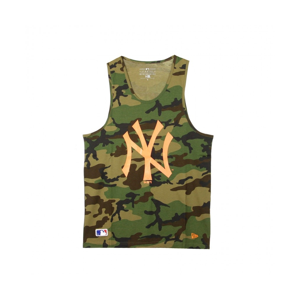CANOTTA MLB CAMO TANK NEYYAN WOODLAND CAMO/NEON ORANGE