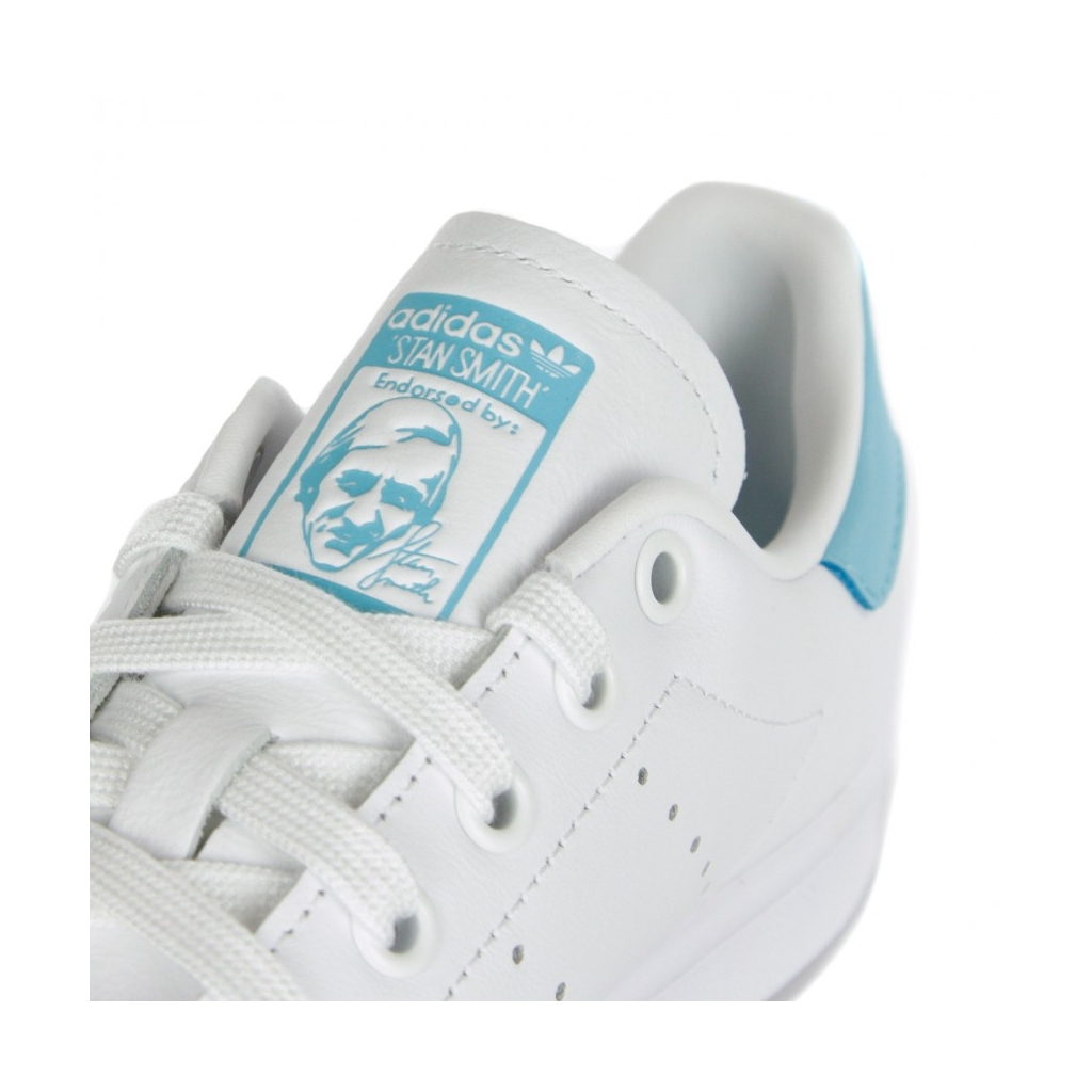 SCARPA BASSA STAN SMITH CLOUD WHITE/CLOUD WHITE/BLUE GLOW