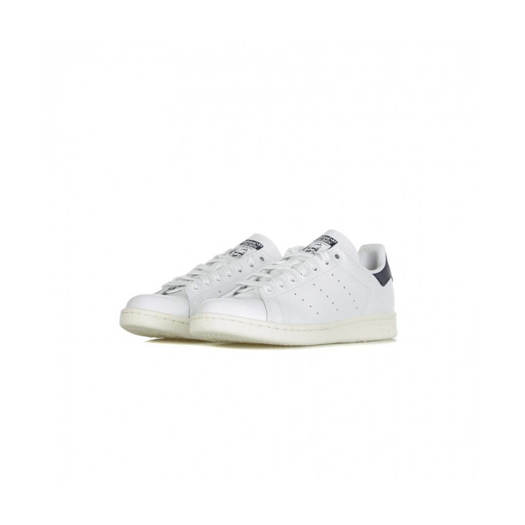 SCARPA BASSA STAN SMITH CLOUD WHITE/OFF WHITE/COLLEGIATE NAVY