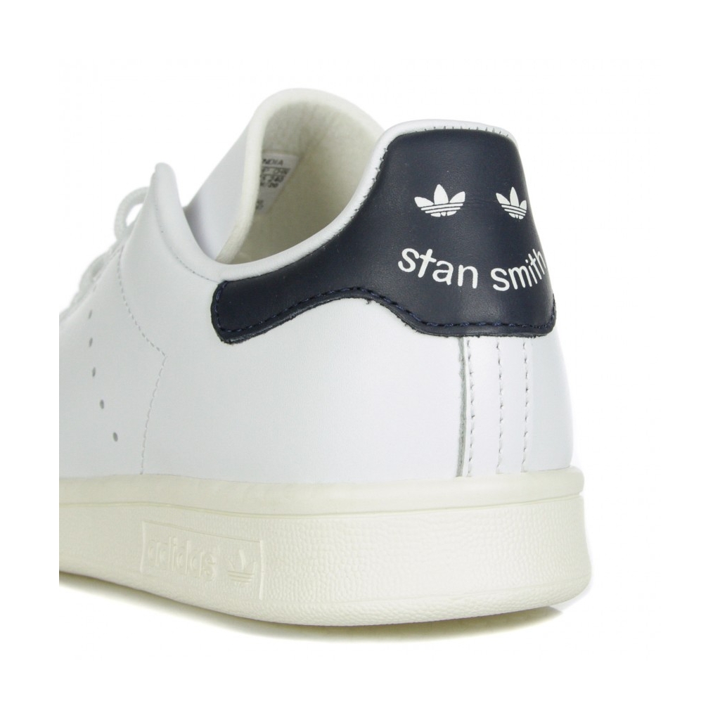 SCARPA BASSA STAN SMITH CLOUD WHITE/OFF WHITE/COLLEGIATE NAVY