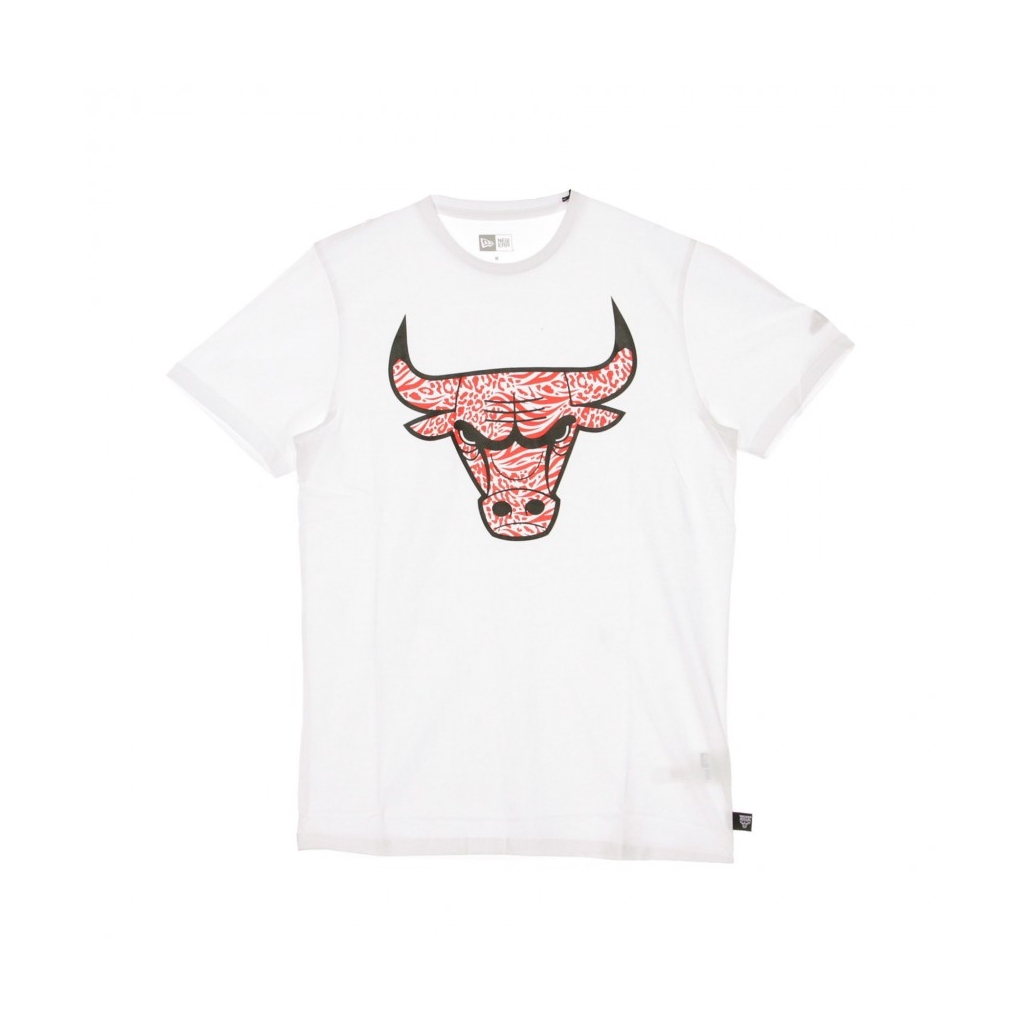 MAGLIETTA NBA PRINT INFILL TEE CHIBUL WHITE/ORIGINAL TEAM COLORS