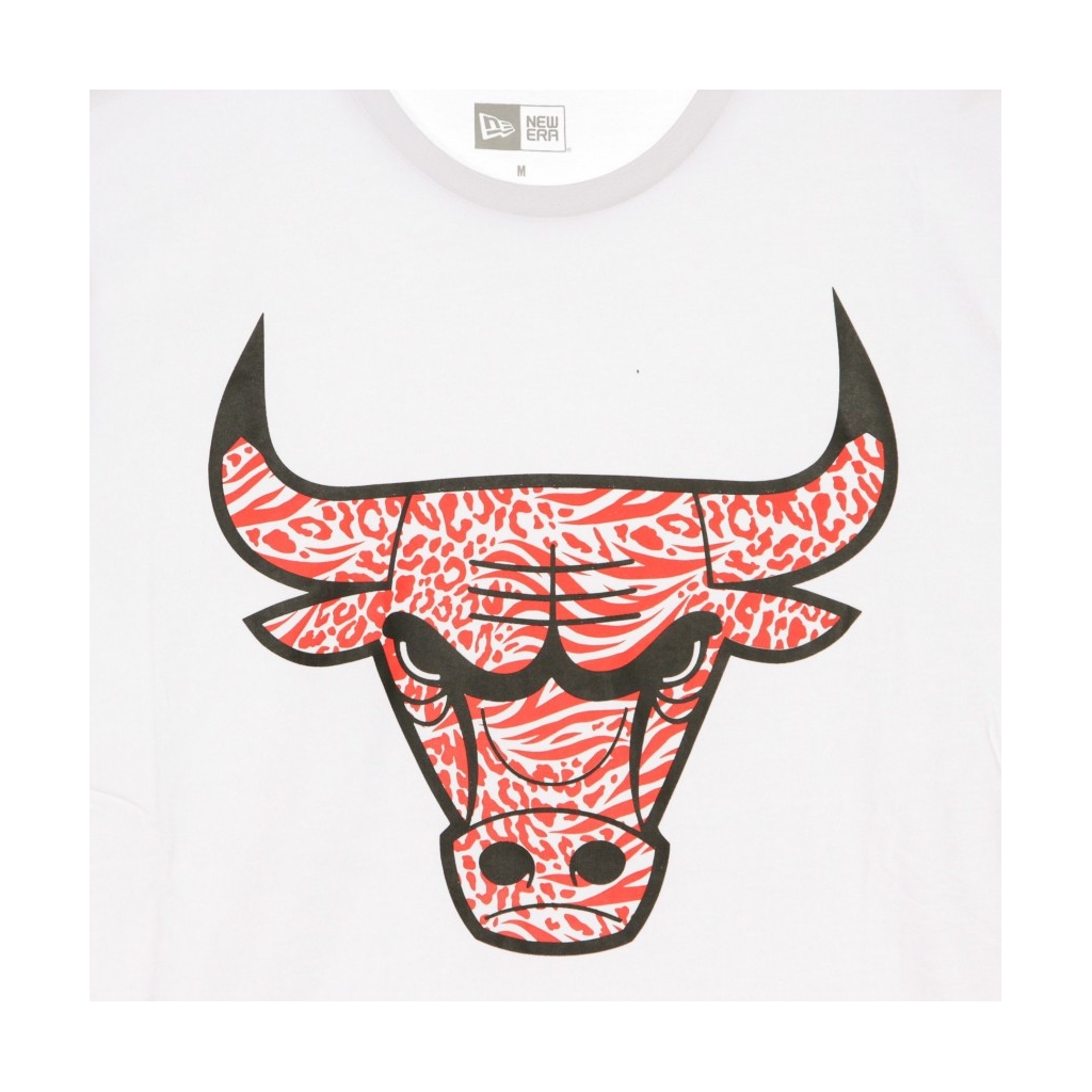 MAGLIETTA NBA PRINT INFILL TEE CHIBUL WHITE/ORIGINAL TEAM COLORS