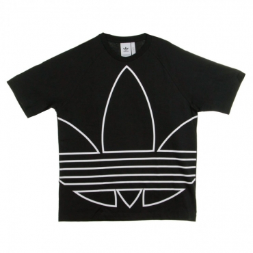 MAGLIETTA BIG TREFOIL OUTLINE TEE BLACK/WHITE