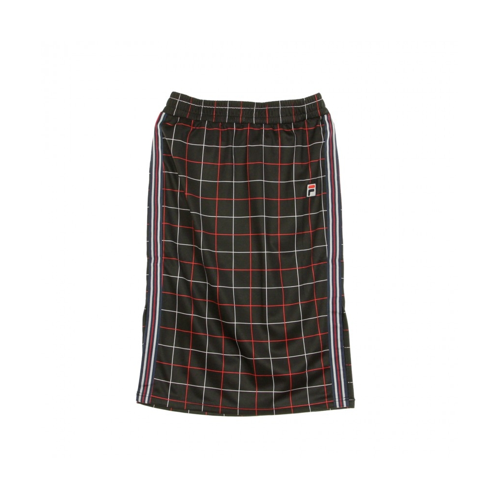 GONNA WALVIA AOP SKIRT BLACK CHECK ALLOVER