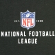 MAGLIETTA NFL LEAGUE ESTABLISHED TEE NFL LOGO BLACK/WHITE