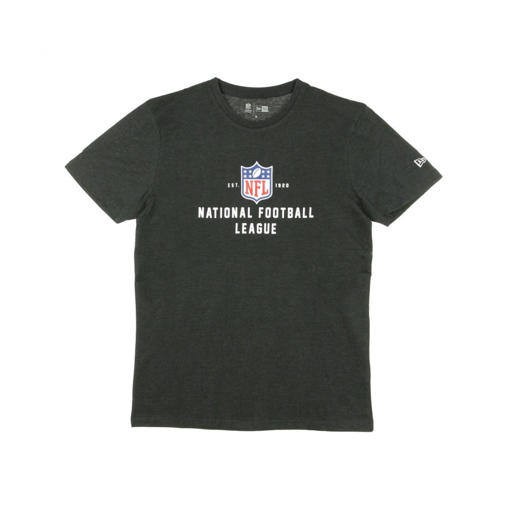 MAGLIETTA NFL LEAGUE ESTABLISHED TEE NFL LOGO BLACK/WHITE