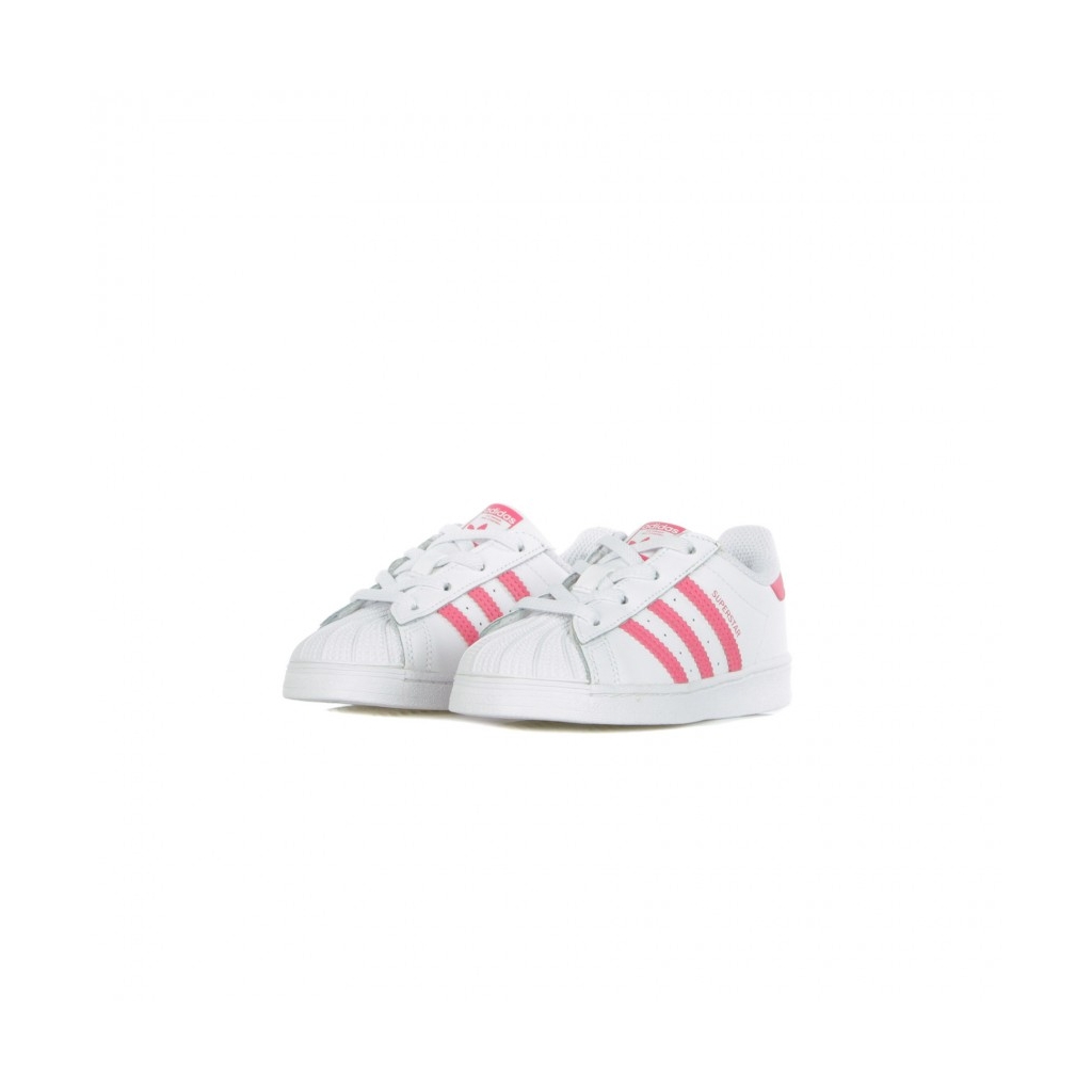 SCARPA BASSA SUPERSTAR EL I CLOUD WHITE/SUPER PINK/CORE BLACK