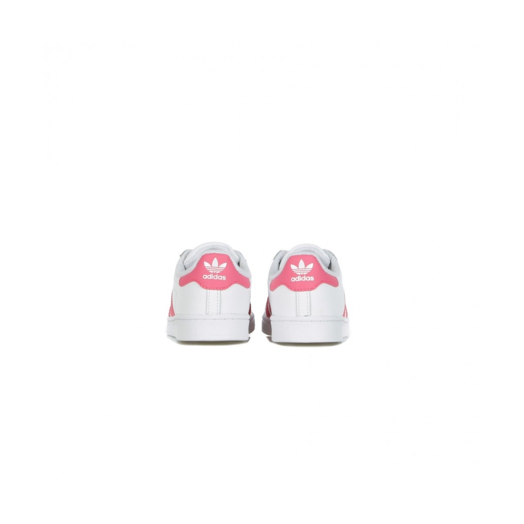 SCARPA BASSA SUPERSTAR EL I CLOUD WHITE/SUPER PINK/CORE BLACK
