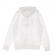 FELPA CAPPUCCIO CORE LOGO P/O HOOD WHITE/BLACK