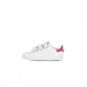 SCARPA BASSA STAN SMITH CF I CLOUD WHITE/CLOUD WHITE/BOLD PINK