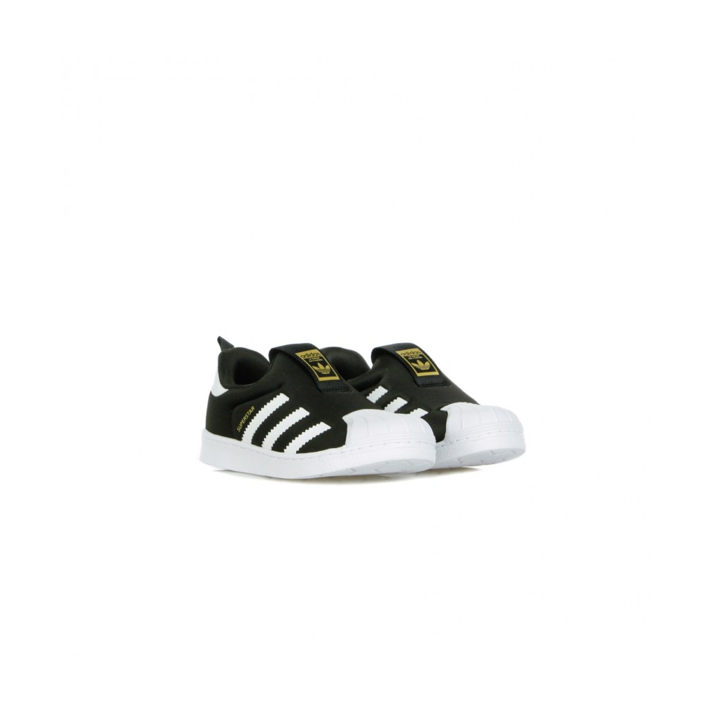 SCARPA BASSA SUPERSTAR 360 I CORE BLACK/CLOUD WHITE/GOLD METALLIC