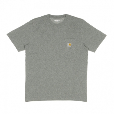 MAGLIETTA POCKET TEE DARK GREY HEATHER