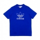 MAGLIETTA TREFOIL TEE OUTLINE ROYAL BLUE