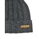Berretto uomo con pile interno charcoal