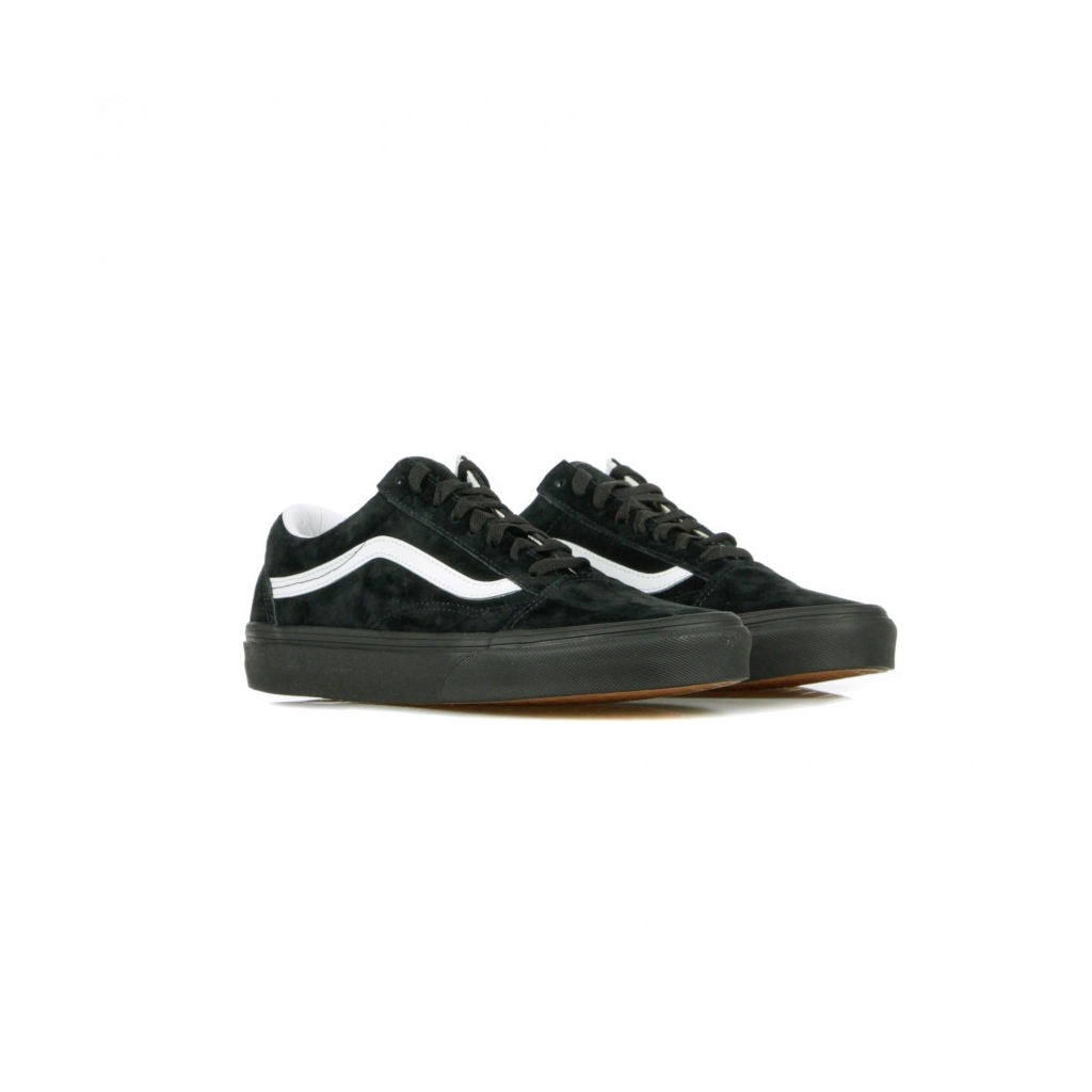 SCARPA BASSA OLD SKOOL PIG SUEDE BLACK/BLACK