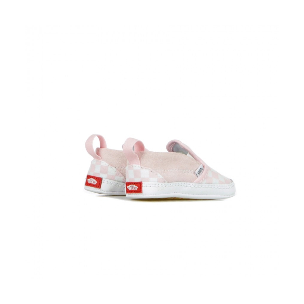 SCARPA BASSA SLIP-ON V CRIB CHECKERBOARD GREY W/RED PRIN