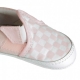 SCARPA BASSA SLIP-ON V CRIB CHECKERBOARD GREY W/RED PRIN