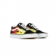 SCARPA BASSA OLD SKOOL FLAME BLACK/BLACK/TRUE WHITE