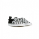 SCARPA BASSA SLIP-ON V CRIB CHECKER BLACK/TRUE WHITE