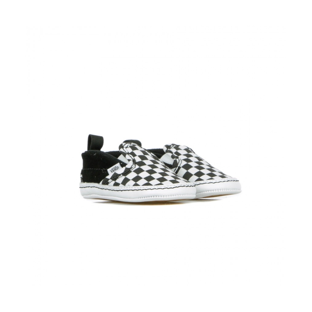 SCARPA BASSA SLIP-ON V CRIB CHECKER BLACK/TRUE WHITE