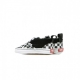 SCARPA BASSA SLIP-ON V CRIB CHECKER BLACK/TRUE WHITE