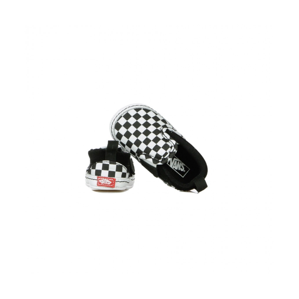 SCARPA BASSA SLIP-ON V CRIB CHECKER BLACK/TRUE WHITE