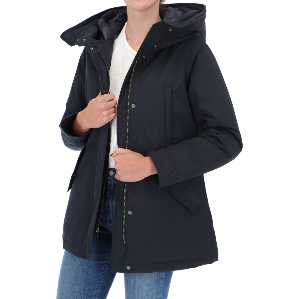 GIACCA F-SHORT PARKA W PENN RICH DARK NAVY