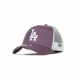 CAPPELLINO VISIERA CURVA MLB LEAGUE ESSENTIAL A-FRAME TRUCKER NEYYAN LILAC/WHITE