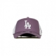 CAPPELLINO VISIERA CURVA MLB LEAGUE ESSENTIAL A-FRAME TRUCKER NEYYAN LILAC/WHITE