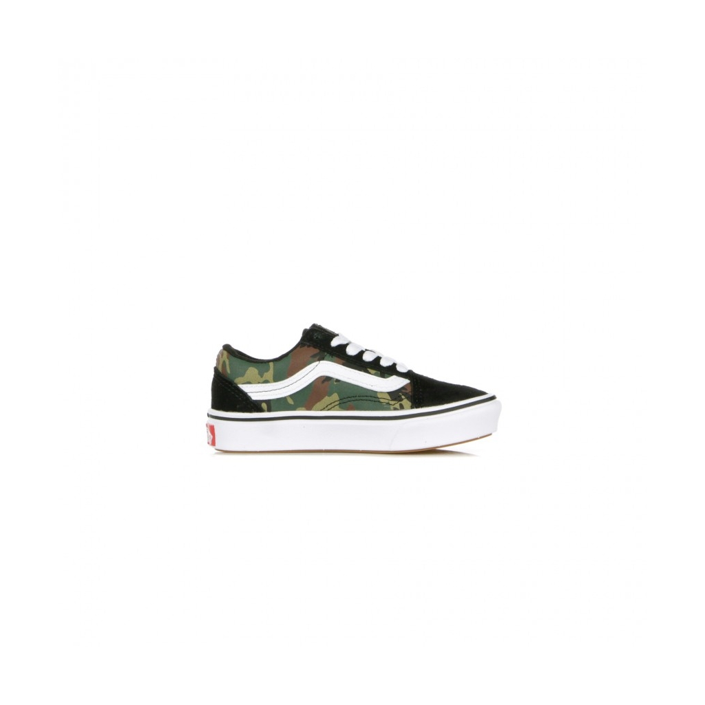 SCARPA BASSA COMFYCUSH OLD SKOOL WOODLAND CAMO BLACK/TRUE WHITE