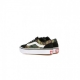 SCARPA BASSA COMFYCUSH OLD SKOOL WOODLAND CAMO BLACK/TRUE WHITE