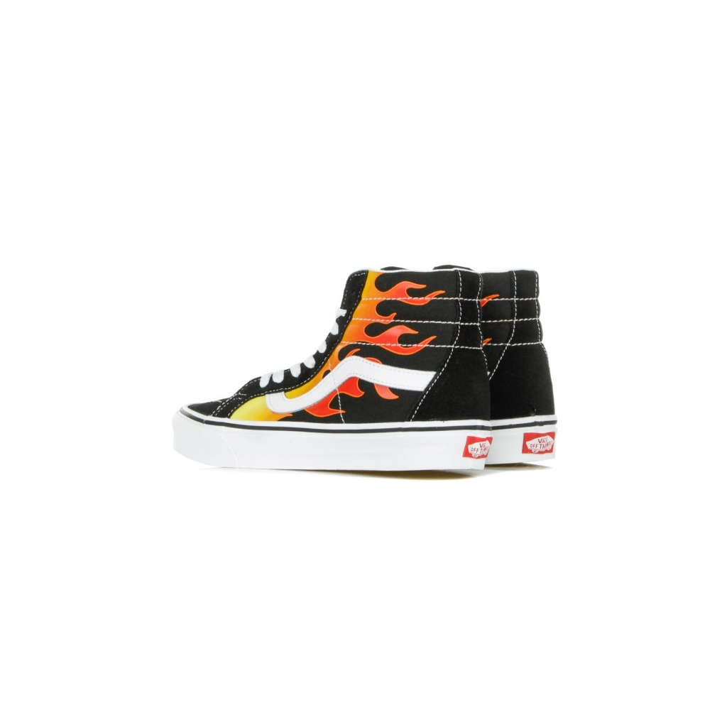 SCARPA ALTA SK8-HI REISSUE FLAME BLACK/BLACK/TRUE WHITE