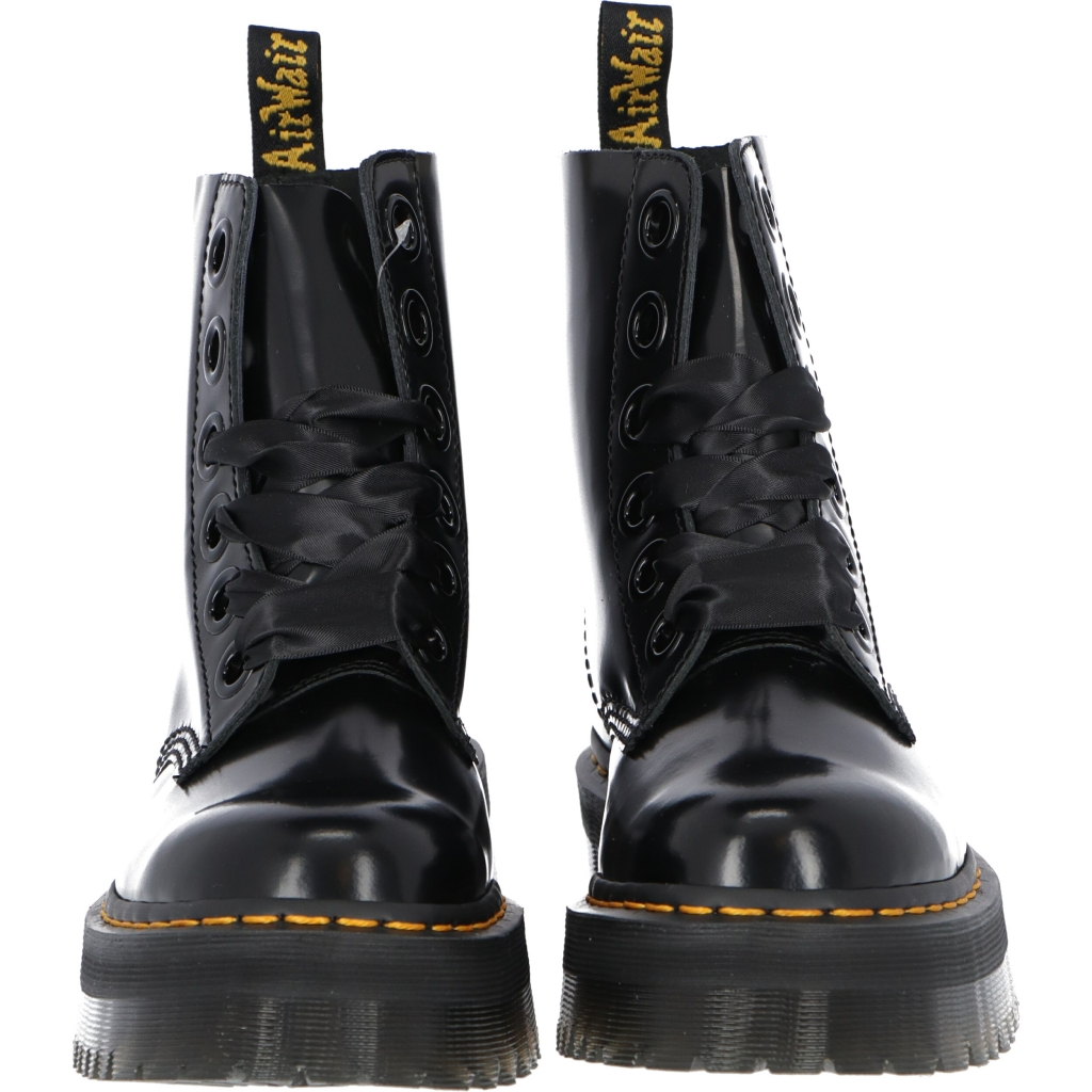 Anfibio donna 1460 in pelle 8 buchi BLK