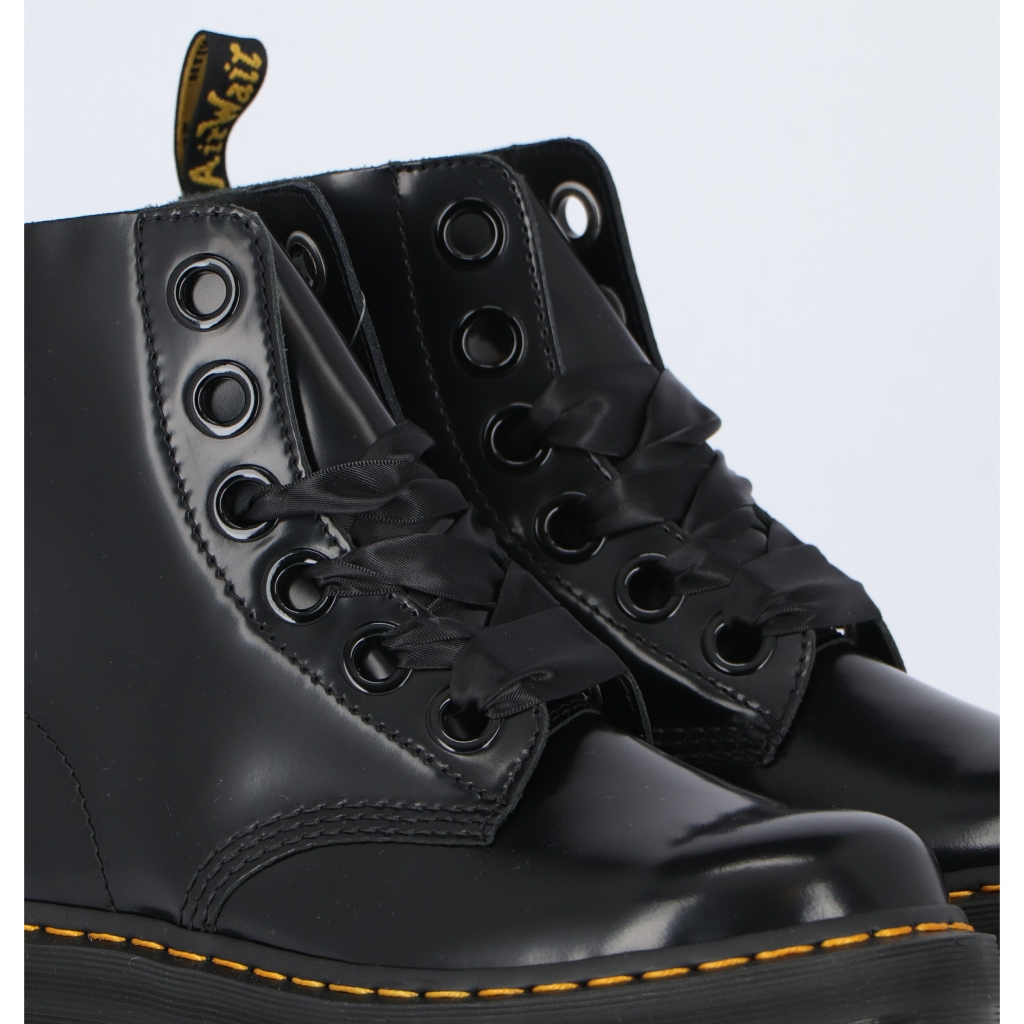 Anfibio donna 1460 in pelle 8 buchi BLK