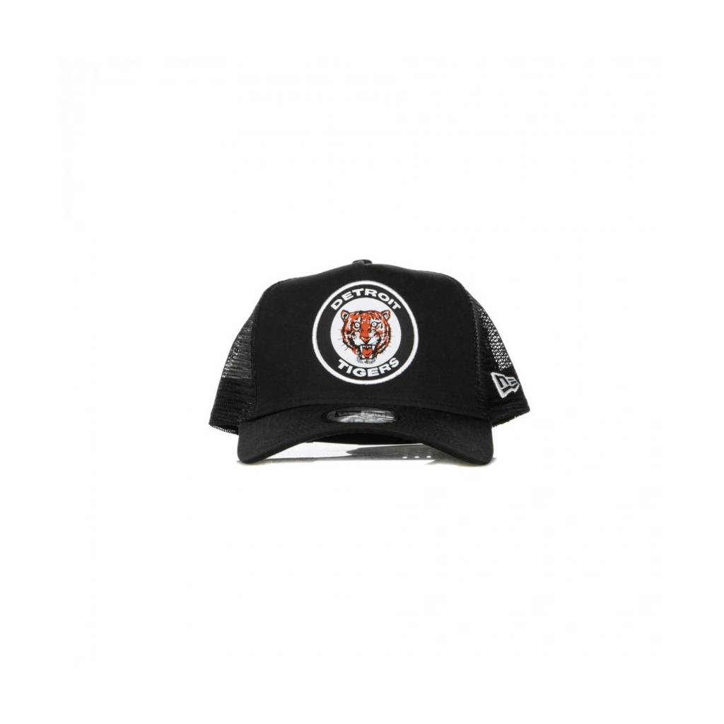 CAPPELLINO VISIERA CURVA MLB COOPSTOWN HERITAGE A-FRAME TRUCKER DETTIG BLACK/ORIGINAL TEAM COLORS