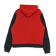 FELPA CAPPUCCIO SIGNATURE BLOCK HOODIE DARK RED/NAVY/OFF WHITE